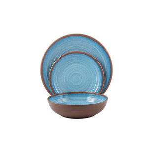 Outdoor Dinnerware Sets You Ll Love Wayfair Melange 18 Piece Melamine Dinnerware Set Clay Collection Shatter Proof And Chip Resistant Plates Bowls Color White Dinner Plate