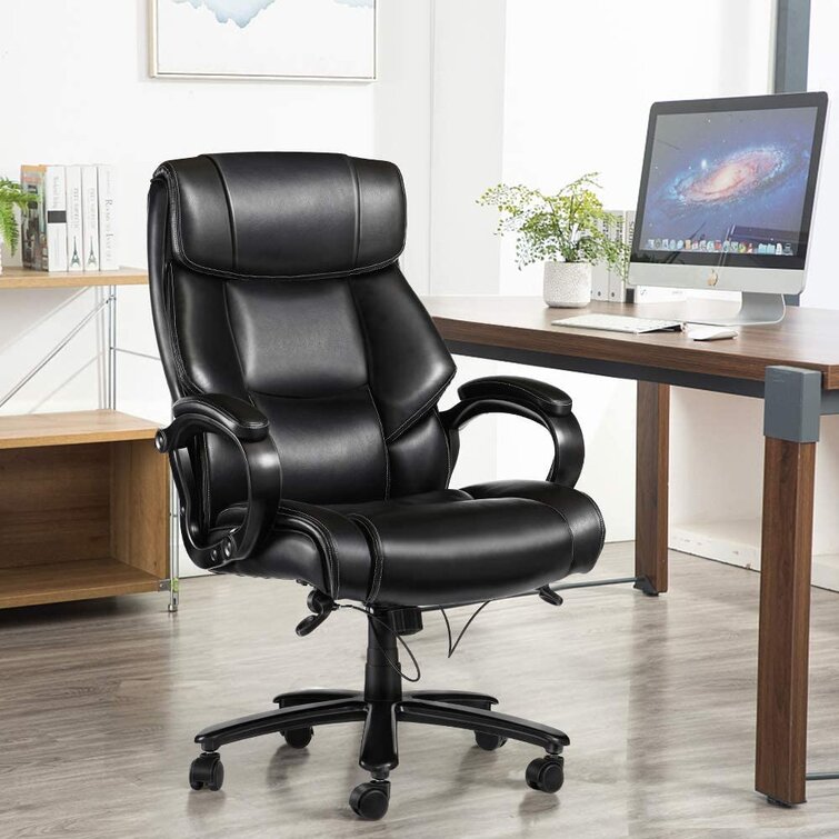 Ergonomic Swivel High Back Computer Home Office Desk PU Chair Heavy Duty Steel 