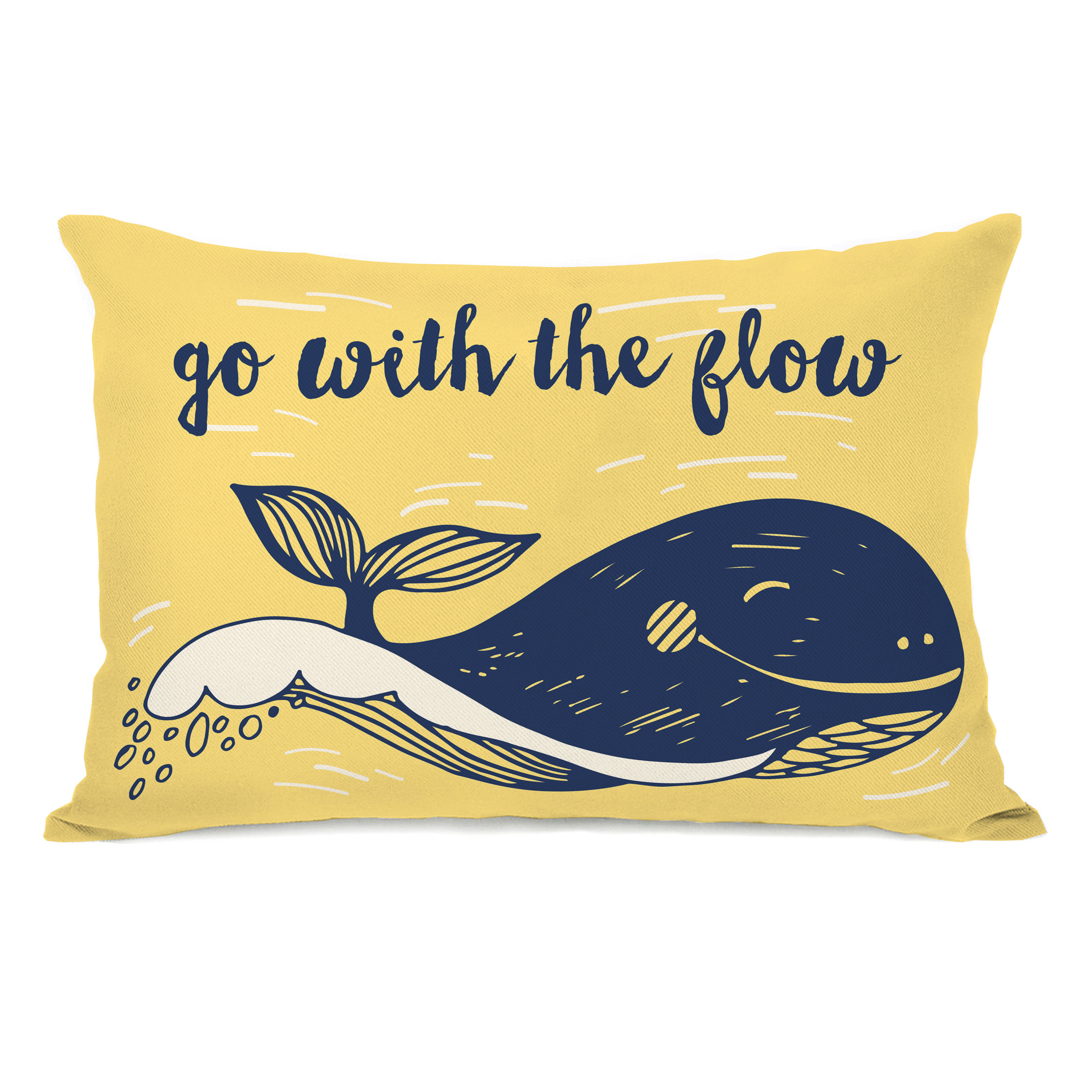 One Bella Casa Go With The Flow Lumbar Pillow Wayfair
