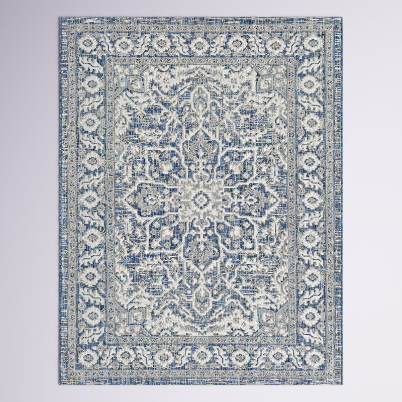 Summey Southwestern Indoor/Outdoor Area Rug Rug Size: Rectangle 7'10" x 10'2"