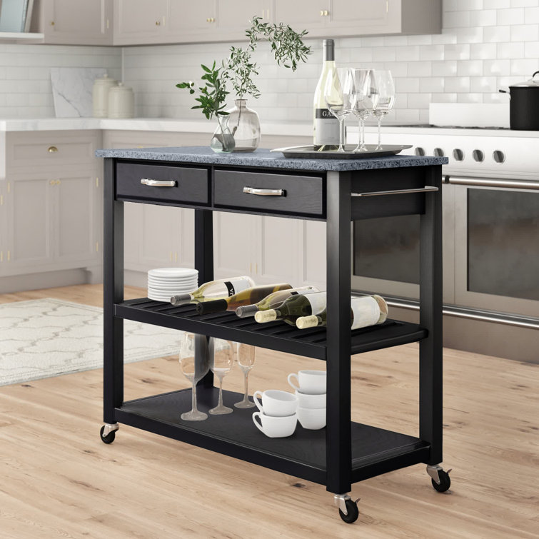 Three Postsâ¢ Timmy 43'' Wide Rolling Kitchen Cart with ...