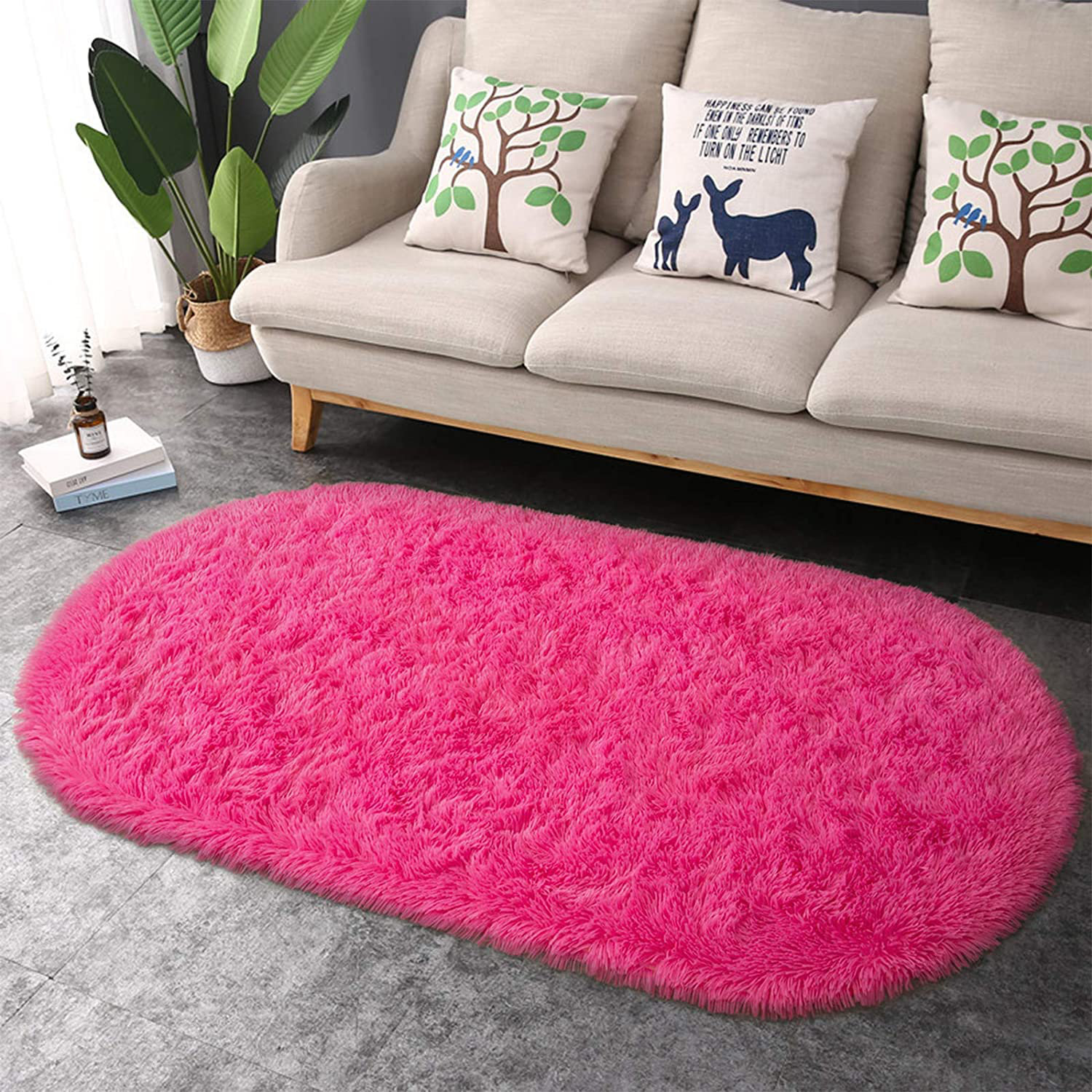 Mercer41 Poche Hot Pink Rug | Wayfair