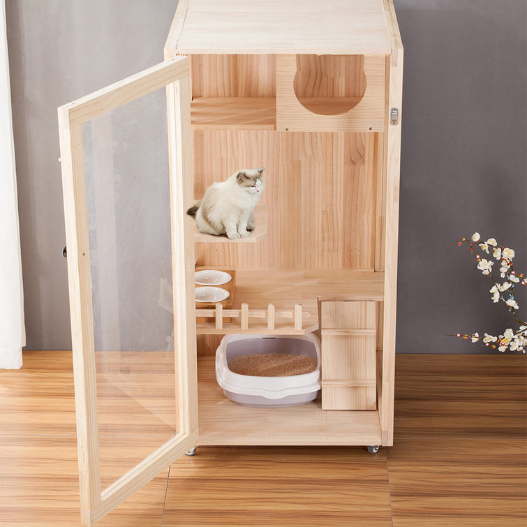 outdoor multi cat house