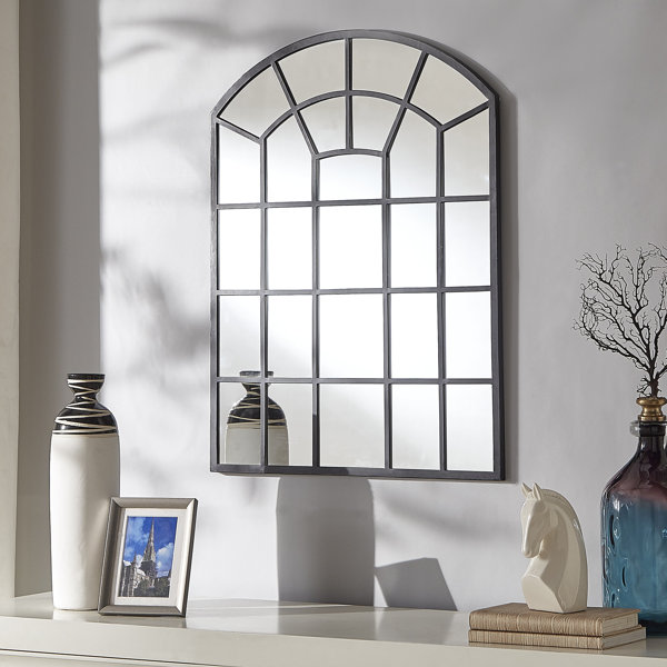 Charlton Home Costanzo Arched Windowpane Cottage Country Accent