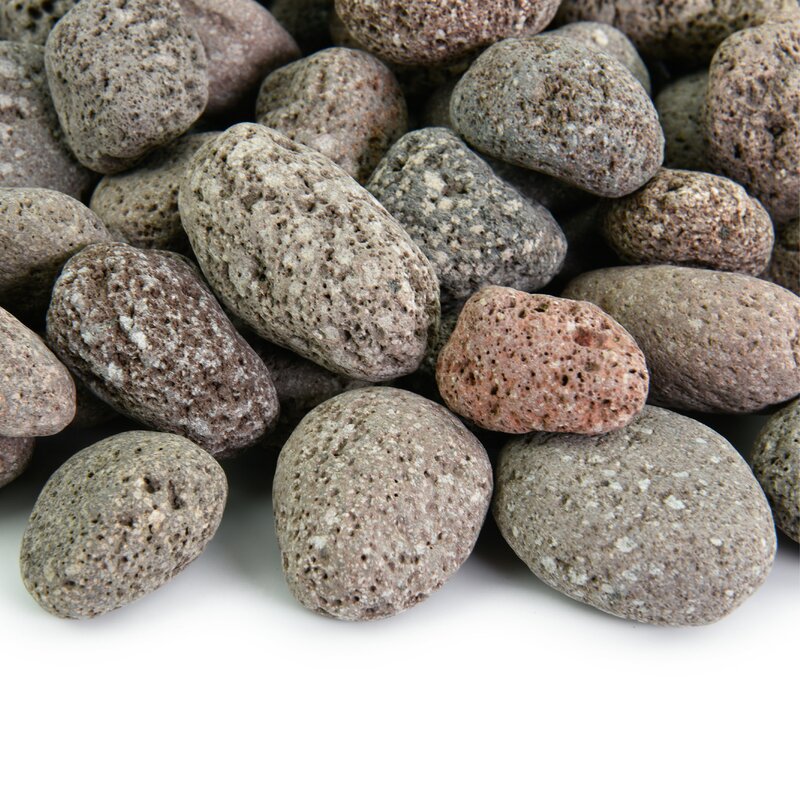 Fire Pit Essentials Hand Picked Round Pebbles Fire Pit Lava Rocks