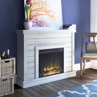 Ebern Designs Sung Wall Mounted Electric Fireplace Insert Wayfair Ca