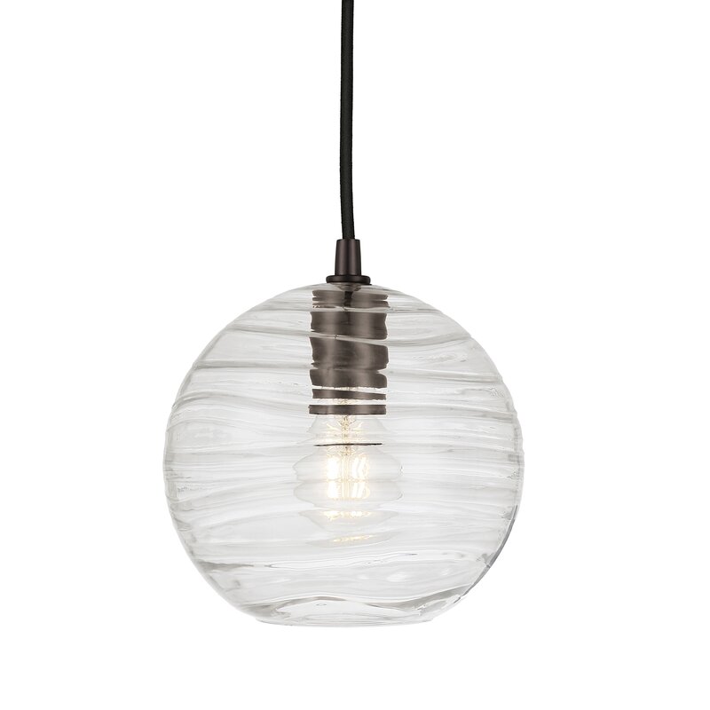 Wade Logan® Ketchum 1 - Light Single Globe Pendant & Reviews | Wayfair