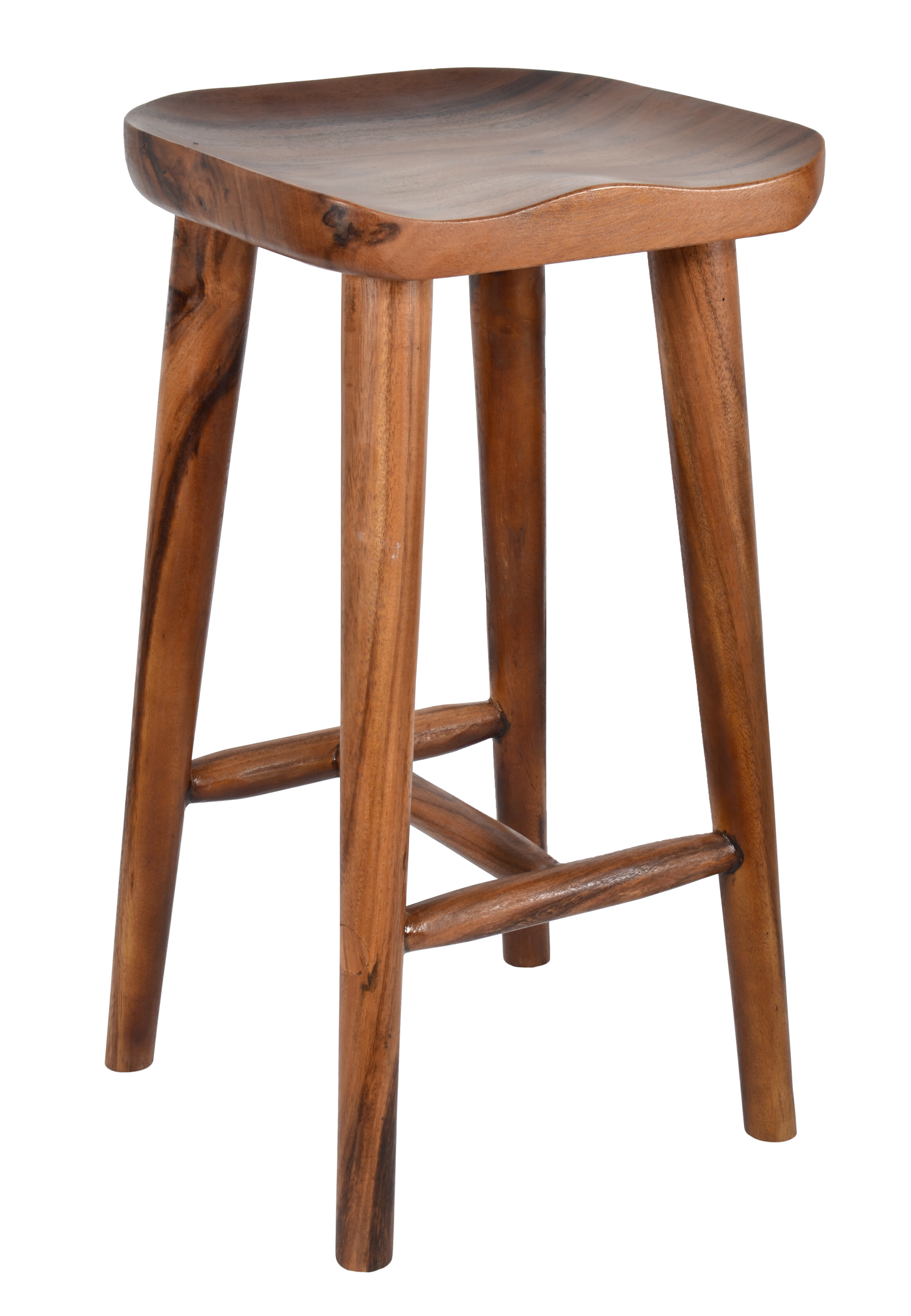 Loon Peak® Boon Solid Wood Bar Stool Wayfair