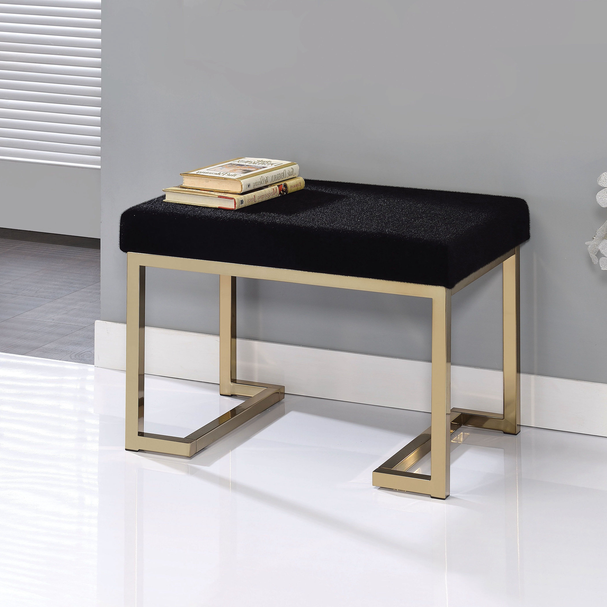 Everly Quinn Torence Metal Bench - Wayfair Canada