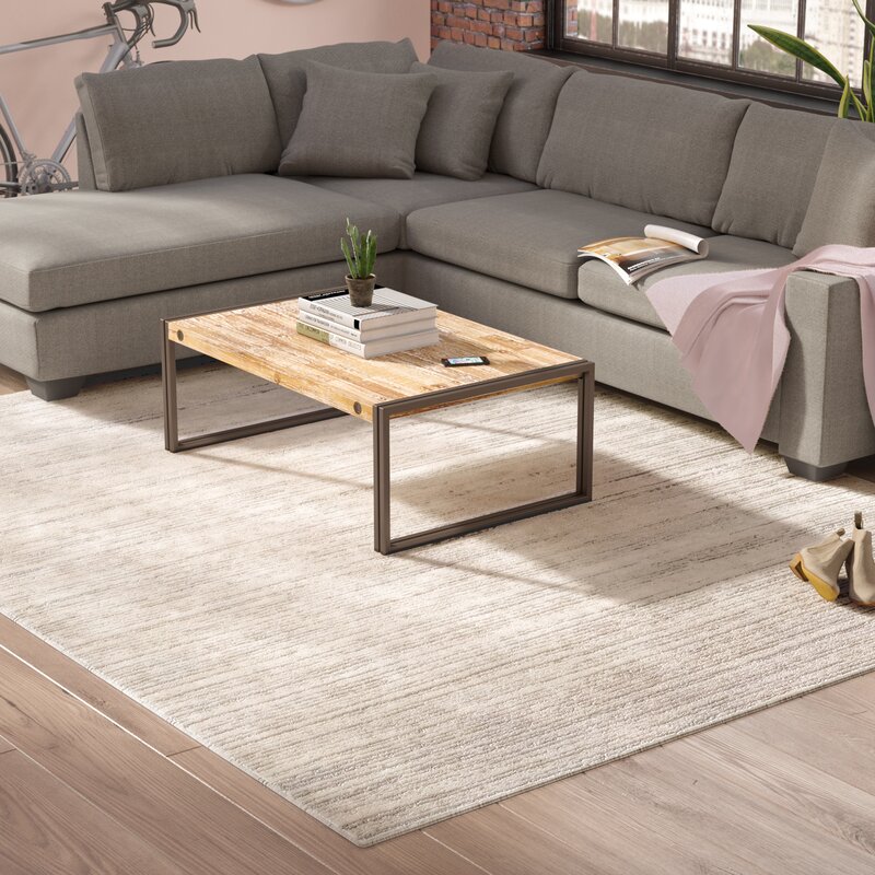 Greyleigh Bridgeton Distressed Modern Grey Cream Sleek Area Rug Reviews Wayfair Ca