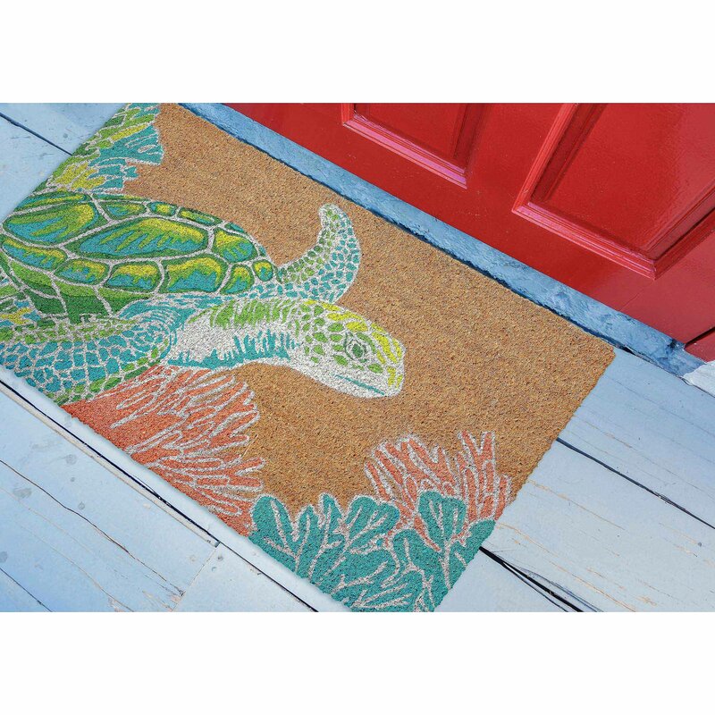 Blais Sea Turtle Non Slip Outdoor Door Mat Reviews Joss Main