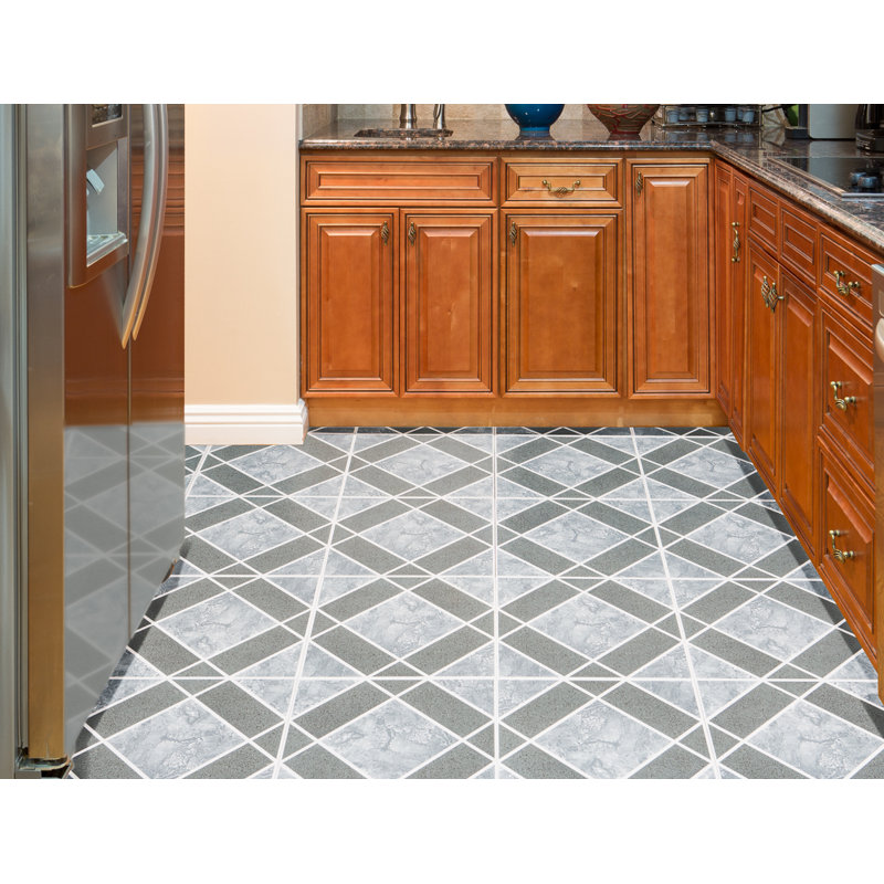 Ben And Jonah Nexus Diamond Pattern Self Adhesive 12 X 12 X 1 2mm Vinyl Tile Wayfair