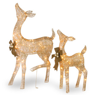 Outdoor Reindeer Decorations You Ll Love In 2020 Wayfair