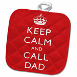 3D Rose Image of Keep Calm and Call The Plumber Hand Towel 15 x 22