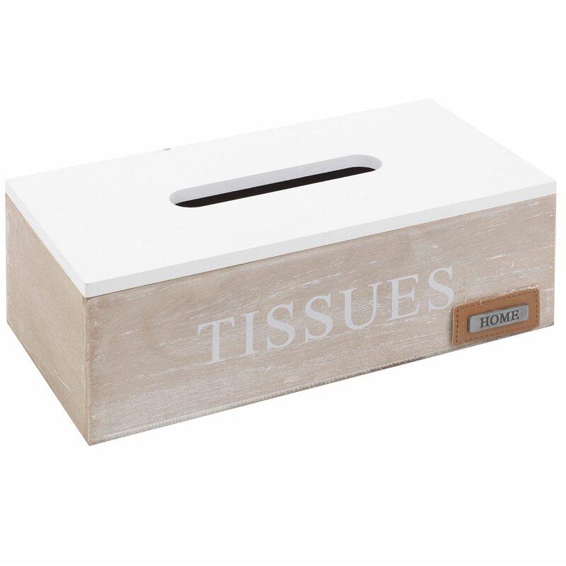 white tissue box cover uk