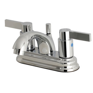 Go to store & view more images Kingston Brass NuvoFusion Centerset Bathroom Faucet with Drain Assembly