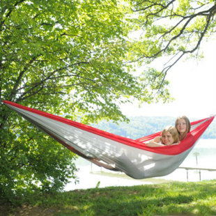 Go to store & view more images Mock Traveller Double Polyester Camping Hammock by The Holiday Aisle