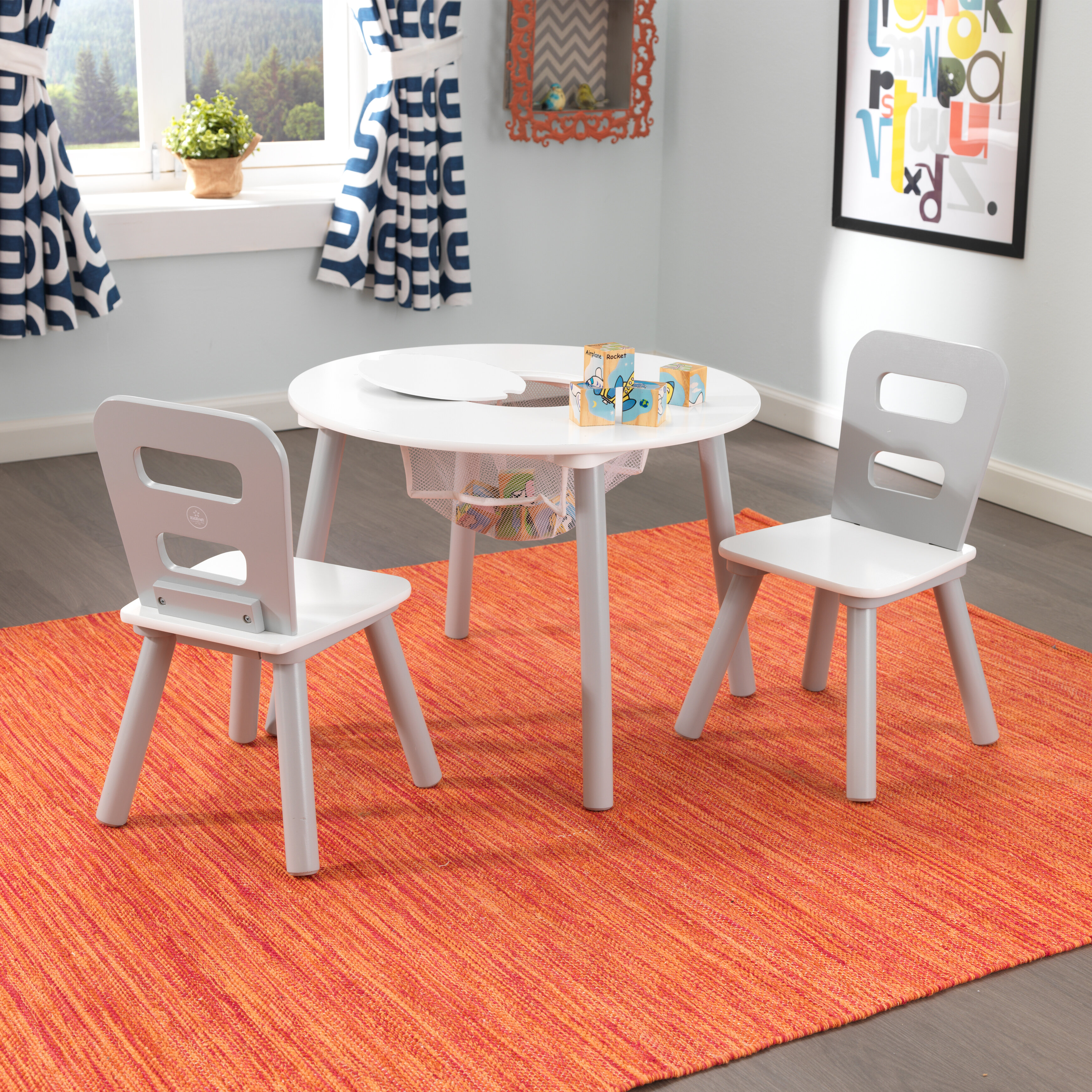 kidkraft table with storage