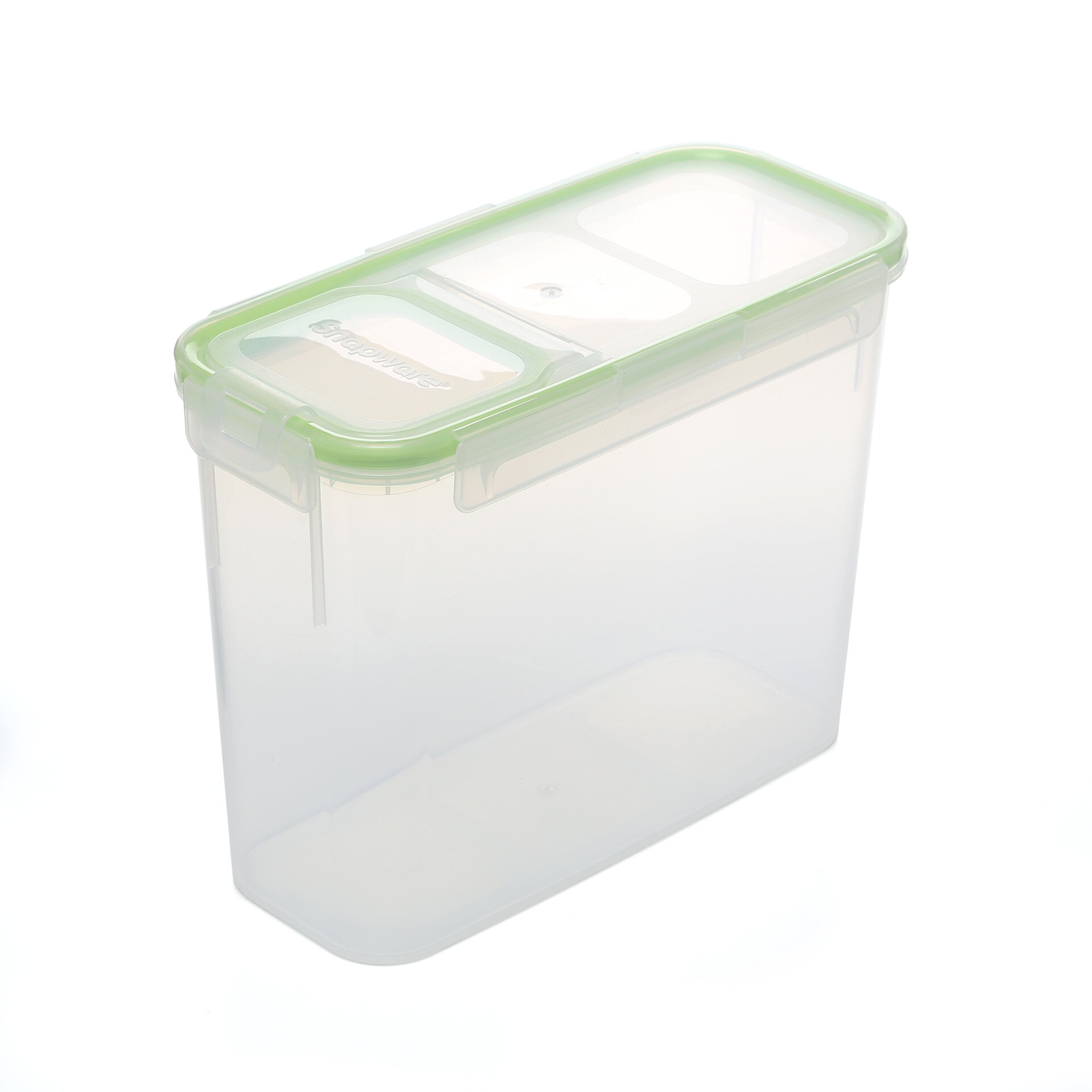 slim storage box with lid