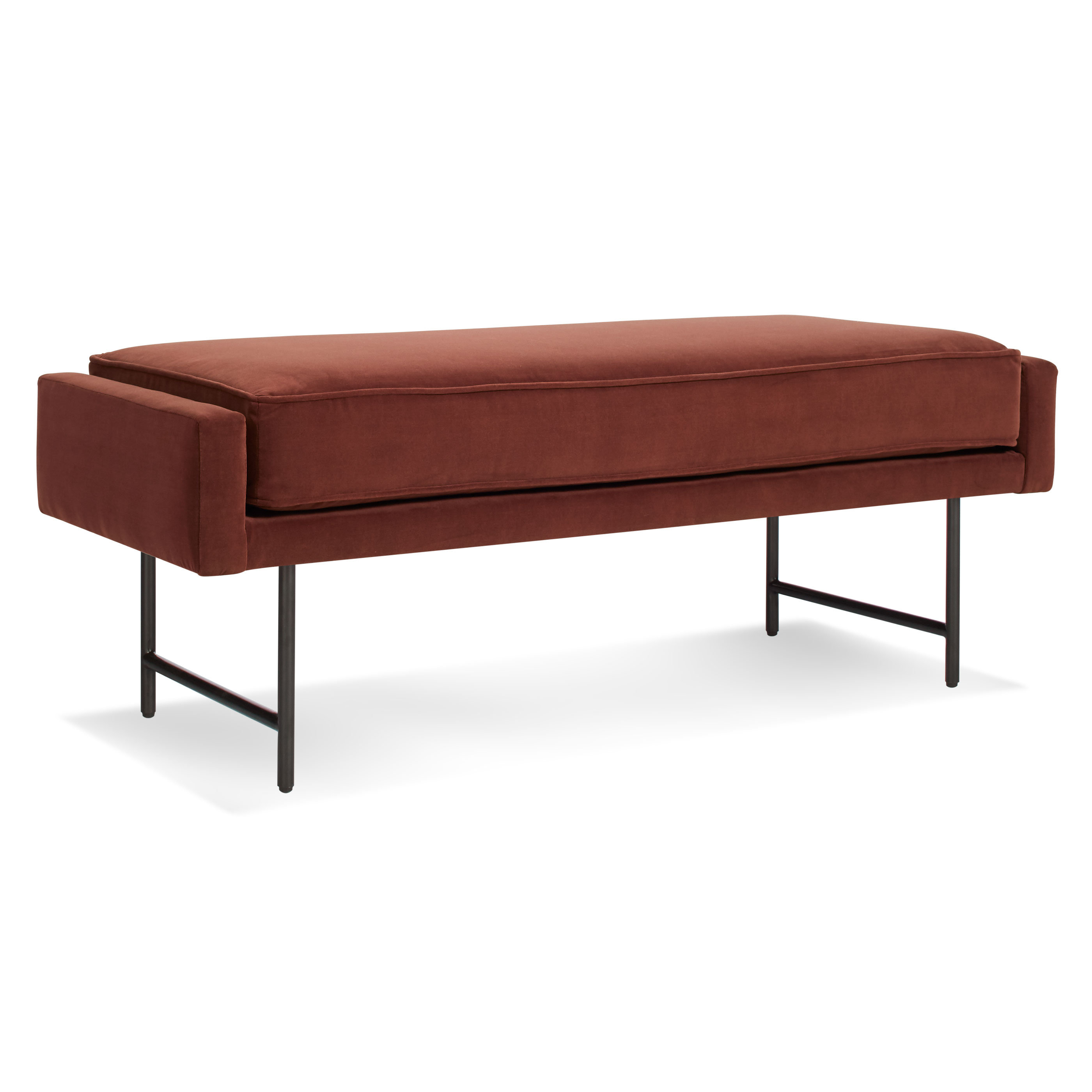 Blu Dot Bank Velvet Bench Wayfair