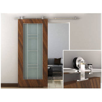 Tms Interior Sliding Standard Single Track Barn Door Hardware Kit