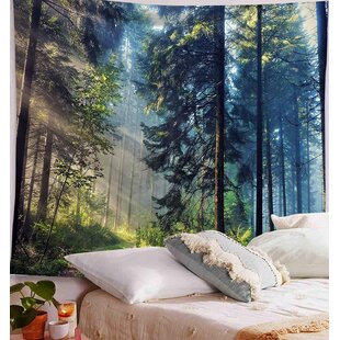Forest Bridge  Wall Hanging Tapestry Psychedelic Bedroom Home Decoration 