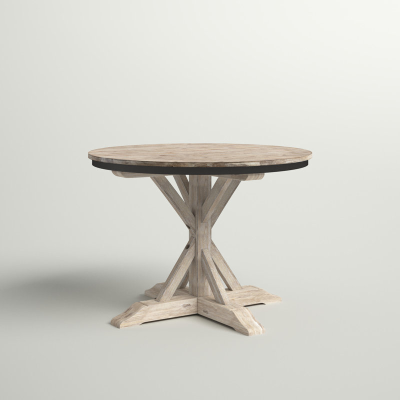 Eugley Pedestal Dining Table Size: Counter Height (36" Height)