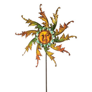 Outdoor Sun Faces Wayfair Ca Midsummer Sun Face Spinner