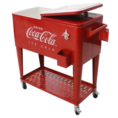 LeighCountry 80 Qt. Coca-Cola Embossed Cooler & Reviews | Wayfair