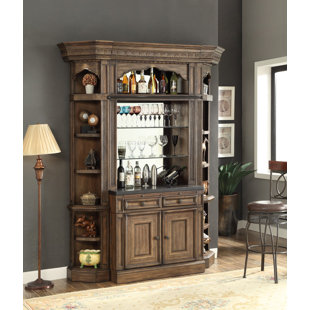 Go to store & view more images Astoria Grand Bishop 2 Piece Bar Base and Hutch