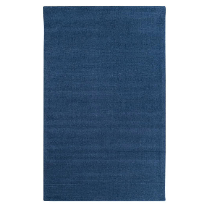 AllModern Crowe Handmade Hand-Loomed Wool Area Rug in Dark Blue ...