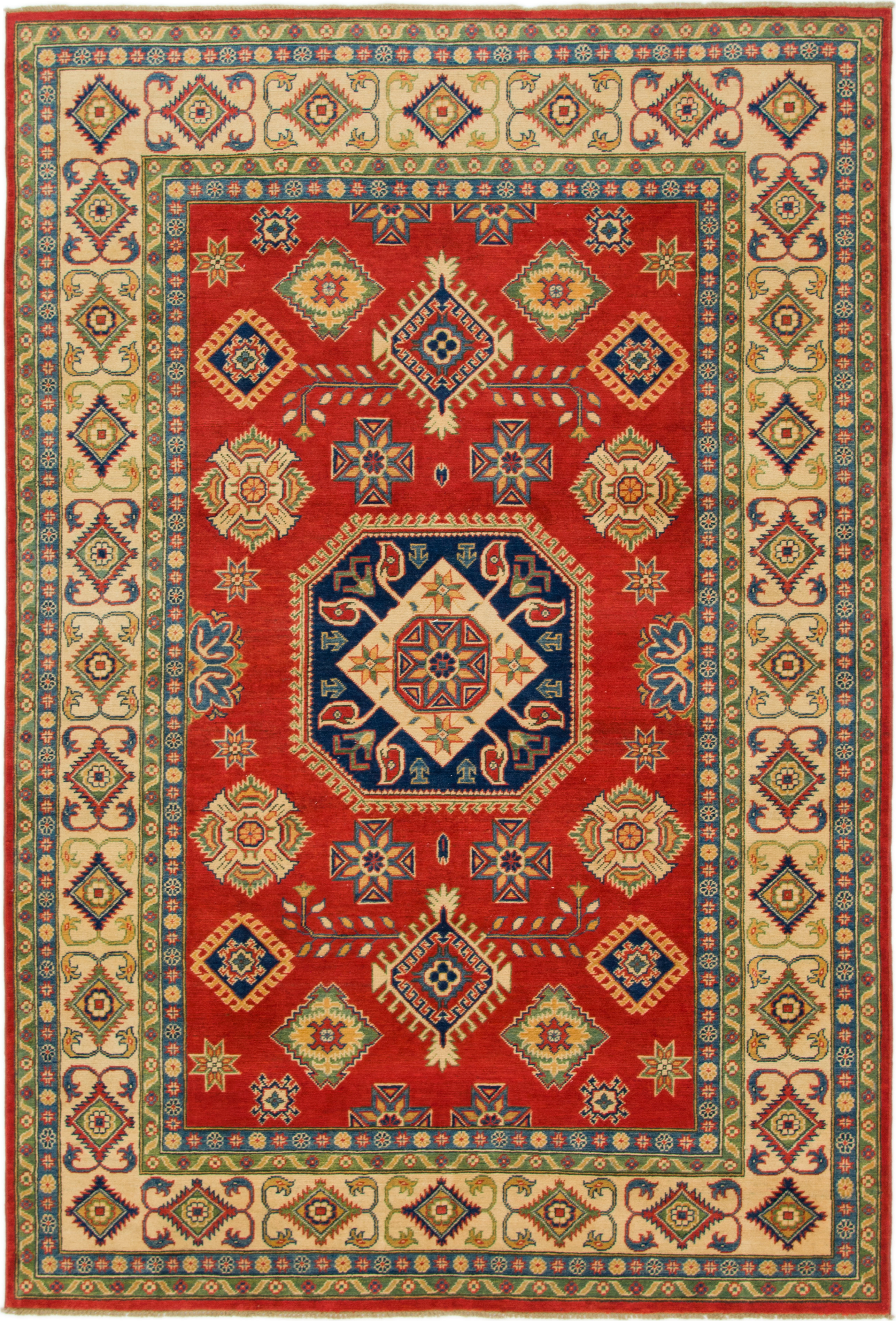 Isabelline One Of A Kind Alayna Hand Knotted 6 7 X 9 Wool Kind Alayna Hand Knotted
