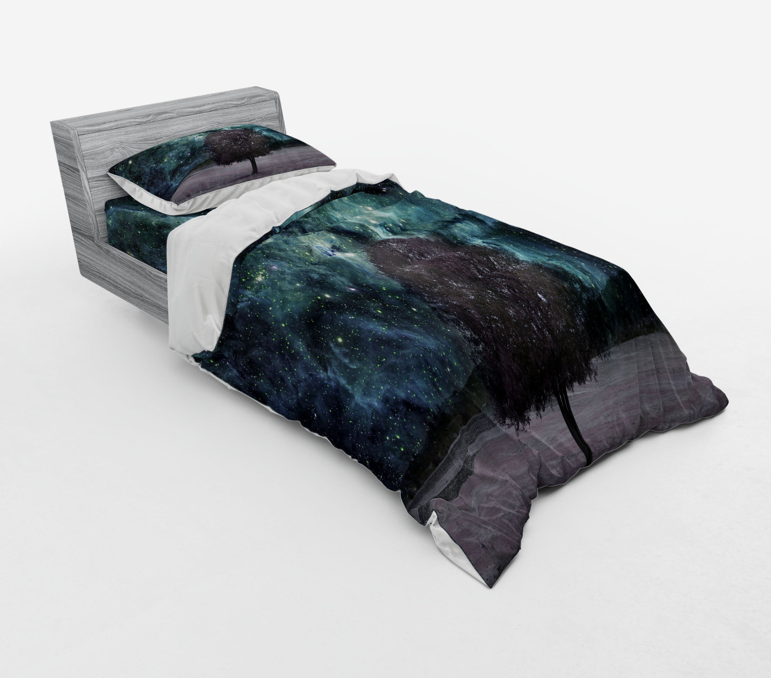 planet and stars bedding