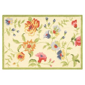 Fawley Wool Yellow Area Rug