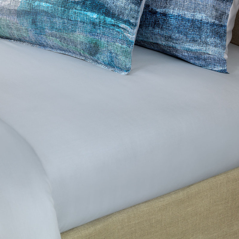 Wrought Studio Imani 300 Thread Count 100 Cotton Flat Sheet Wayfair