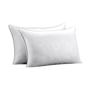 Allergen Free Rectangular Soft Gel Fiber Pillow (Set of 2) by Alwyn Home