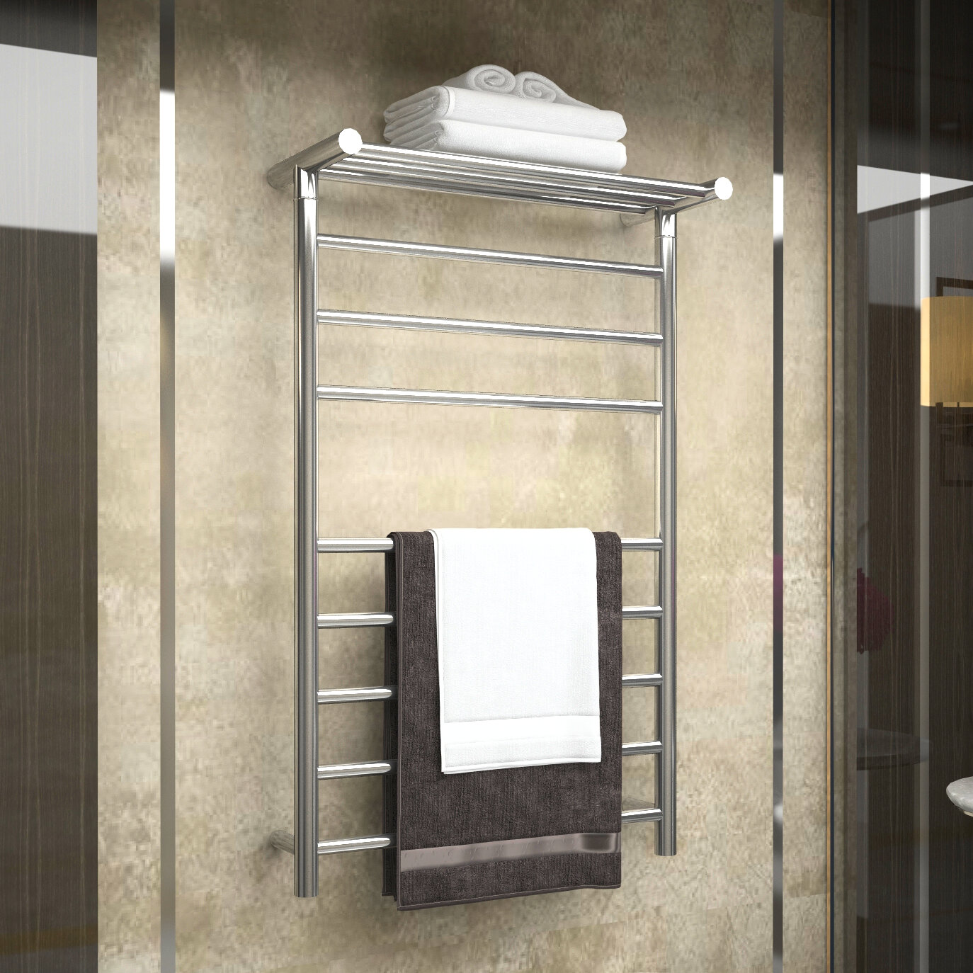 ANZZI Wall Mounted Electric Towel Warmer & Reviews | Wayfair