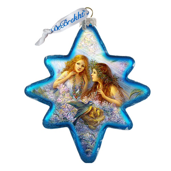 G Debrekht Flower Fairies North Star Holiday Shaped Ornament Holiday Splendor Collection Wayfair