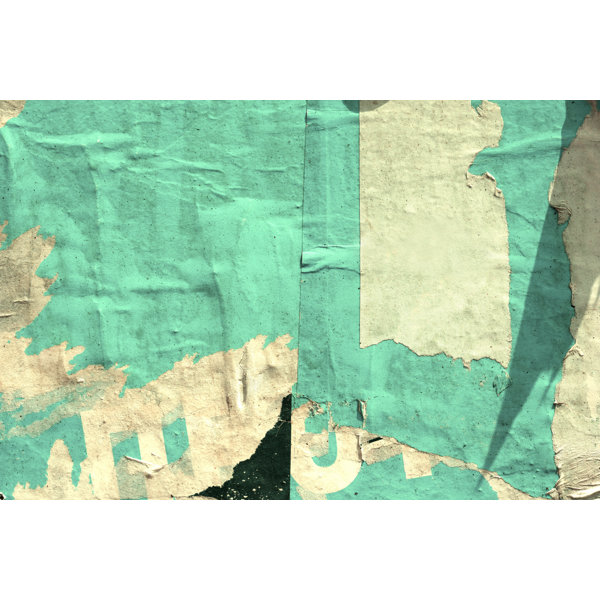 Wrought Studio Old Ripped Torn - Wrapped Canvas Photograph | Wayfair