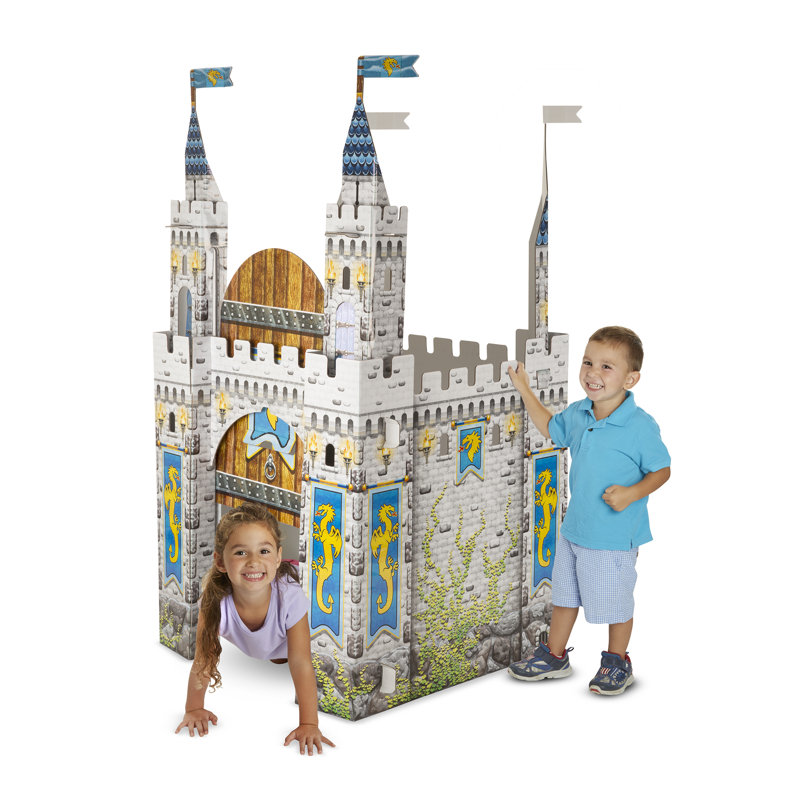 melissa and doug cardboard castle