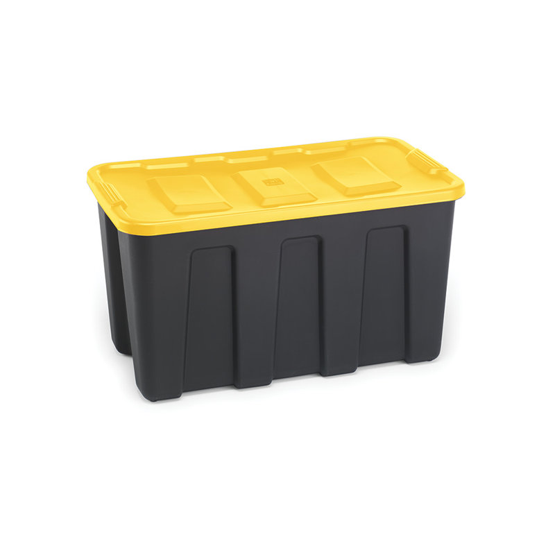 Homz Durabilt 34 Gallon Storage Container Black Base With Yellow Lid Set Of 2 Reviews Wayfair,Pottery Barn Sofa Reviews