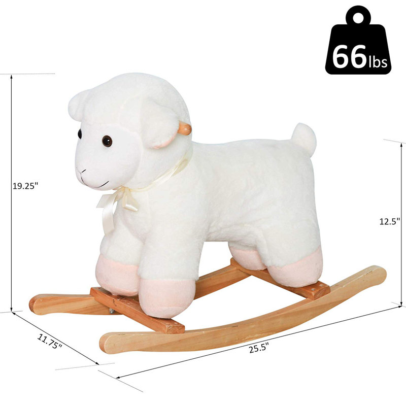 fluffy rocking horse