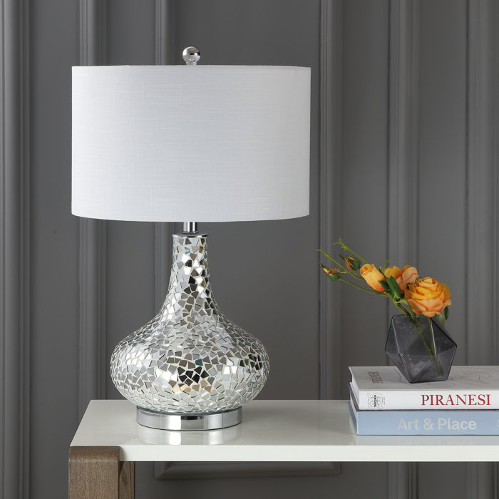 Landreth Mirrored Mosaic 26 Table Lamp Landreth Mirrored Mosaic 26 Table Lamp