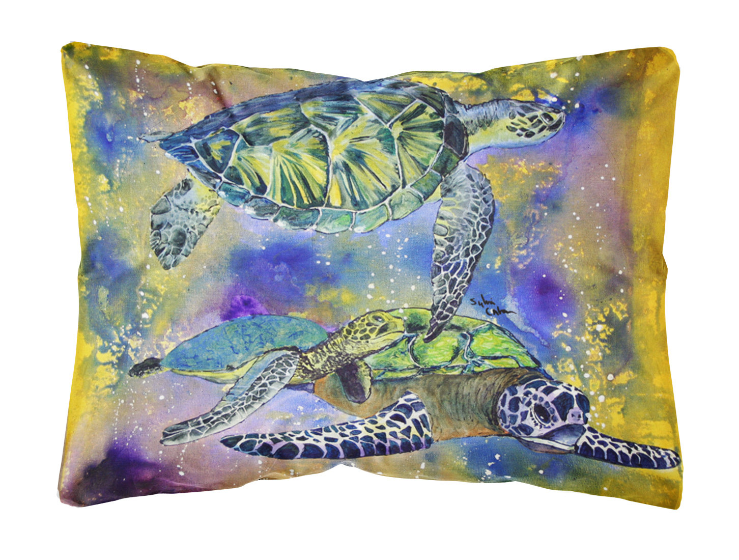 Zoomie Kids Koda Turtle Indoor Outdoor Throw Pillow Wayfair