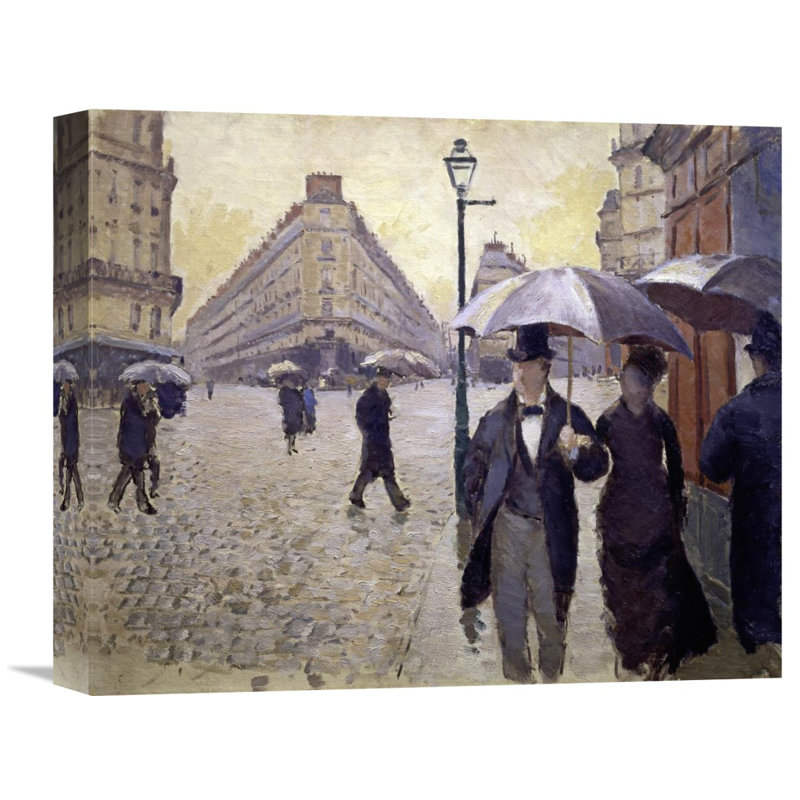 Global Gallery Paris Street Rainy Weather Study By Gustave
