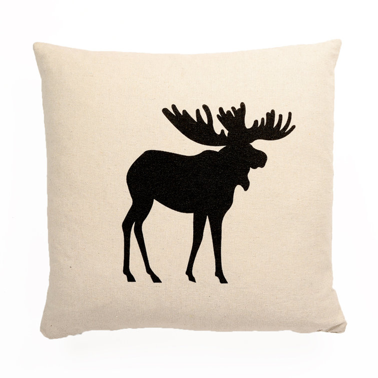 moose pillows rustic