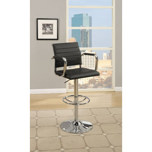 Go to store & view more images Orren Ellis Dowdle Adjustable Height Swivel Bar Stool (Set of 2)