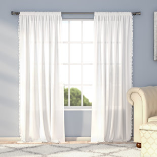 Curtains With Pom Poms Wayfair