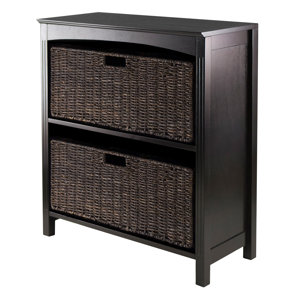 Martinsville 2 Drawer 3 Tier Storage Shelf