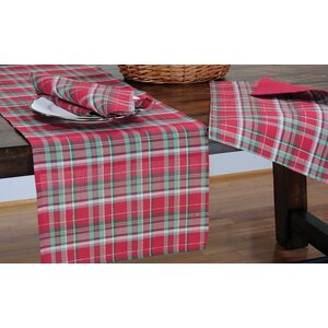 Holiday Tartan Christmas Table Runner